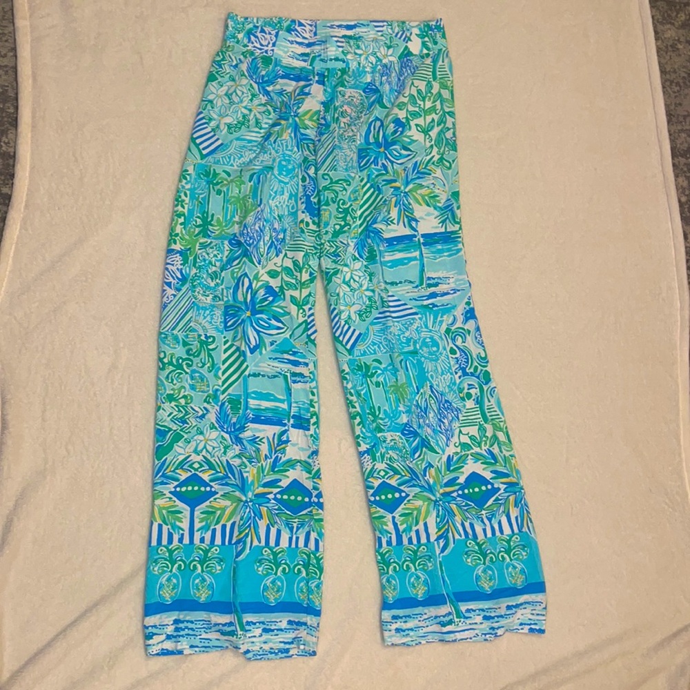 Lily Pulitzer Bal Harbour Mid-Rise Palazzo Pant